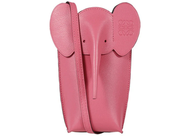 Loewe Elephant Pocket In Classic Calfskin New Candy
